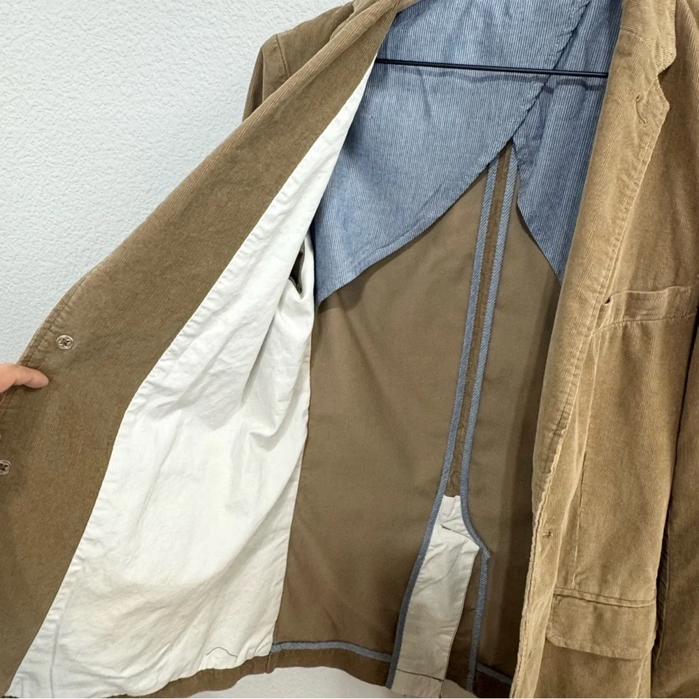 J.Crew Corduroy Blazer Jacket Brown Size S (Unisex: Men’s S/Women’s M-L) - Picture 9 of 11